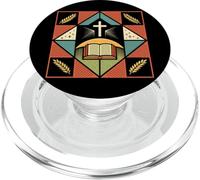 Barn Quilts Quilting Sewing Quilter Bible Jesus Christianity PopSockets PopGrip for MagSafe