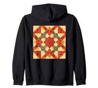 Barn Quilts Quilting Sewing Quilter Zip Hoodie