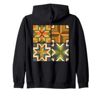 Barn Quilts Quilting Sewing Quilter Zip Hoodie