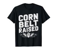 Barn Silhouette Corn Belt Raised Heartland Midwest Art T-Shirt