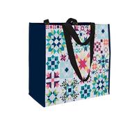 Barn Star Sampler Eco Tote: Reusable Grocery and Shopping Bag Lightweight Folding Gift Tote Bag