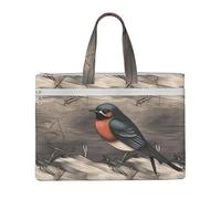 Barn Swallow In Graphite File Tote Bag For Women Canvas Laptop Bags Briefcase Lightweight Shoulder Purse Handbag For Office, Home, Travel