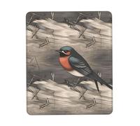 Barn Swallow in Graphite Mouse Pad Waterproof Non-Slip Rubber Base Mousepads Smooth Gaming Mouse Pads with Stitched Edge Computer Mouse Mat for Home Office Decor Desk Accessories 10 X 12 Inch