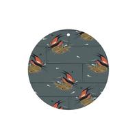 Barn Swallow In Graphite Printing 10 Pcs Car Air Freshener Hanging Sheets Scented Hanging Sheets With Rope For Home