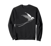 Barn Swallow Line Art Bird Minimalist Drawing Sweatshirt