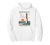 Barnegat Lighthouse Long Beach Island New Jersey Nautical Pullover Hoodie