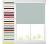 Barnes Blinds - Blackout Roller Blinds for Windows, Custom Cut to Size - Black Out Thermal Fabric Durable Fittings Easy Fit - Roller Blind (Duck Egg 183cm)