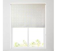 Barnes Blinds - Children's Blackout Roller Blinds for Windows, Custom Cut to Size - Black Out Thermal Fabric Durable Fittings Easy Fit - Roller Blind Patterned - Kids (Colourful Stars 91.5cm)