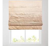 Barnes Blinds - Cream Faux Silk Fully Lined Roman Blind (width: 3ft (91.5cm))