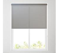 Barnes Blinds - Sheer Roller Blinds, Various Designs, Metal Tube - FREE CUT TO SIZE SERVICE - SheerFabric, Durable Fittings Easy Fit - Sheer Roller Blind (Charcoal Sheer 3FT)