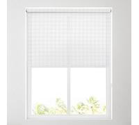 Barnes Blinds - Sheer Roller Blinds, Various Designs, Metal Tube - FREE CUT TO SIZE SERVICE - SheerFabric, Durable Fittings Easy Fit - Sheer Roller Blind (White Spot Sheer 4FT)