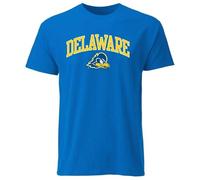 Barnesmith Spirit Logo Adult Unisex Short-Sleeve T-Shirt, Color, Delaware Fightin' Blue Hens - Royal Blue, XL