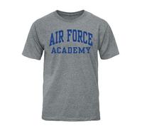 Barnesmith United States Air Force Academy USAF Falcons Short Sleeve Adult Unisex T-Shirt, Classic, Charcoal Grey, Large