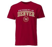 Barnesmith University of Denver Pioneers Short-Sleeve T-Shirt, Heritage, Cardinal, Medium