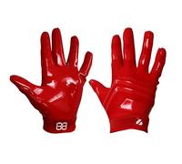 BARNETT FRG-03 professional receiver football gloves, RE, DB, RB RED (XL)