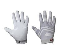 BARNETT FRG-03 professional receiver football gloves, RE, DB, RB WHITE (L)