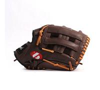 GL-125 REG Competition baseball glove, genuine leather, outfield 12.5', Black (Left-hand glove for right-handers)