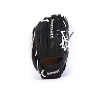 BARNETT GL-125 REG Competition baseball glove, genuine leather, outfield 12.5', Black (Left-hand glove for right-handers)