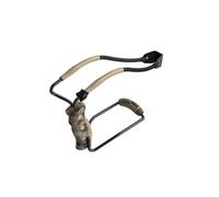 BARNETT King Rat Slingshots, Black Widow Hunter Slingshot, Includes Double-X Tapered Speed Bands, Hotshot .38 Caliber Ammo, & Brushed Leather Pouch