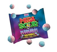 Barnetts - Mega Sour Candy Bubblegum 104g - Trendy Sweet Bags - Traditionally Handmade Sweets - Sour Coating Lasts 20 Seconds - Candies for Party Bag, Gift Hamper, or Hamper Box