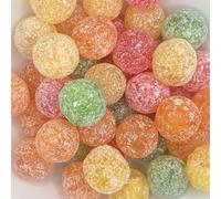 Barnetts - Mega Sour Candy Fruits 250g - Trendy Sweet Bags - Traditionally Handmade Sweets - Sour Coating Lasts 20 Seconds - Candies for Party Bag, Gift Hamper, or Hamper Box