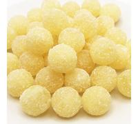 Barnetts - Mega Sour Candy Lemon 250g - Trendy Sweet Bags - Traditionally Handmade Sweets - Sour Coating Lasts 20 Seconds - Candies for Party Bag, Gift Hamper, or Hamper Box