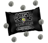 Barnetts Mega Sour Candy Zombie Bombz 104g / 3.7OZ - Handmade British Hard Sweets - Extreme Sour Candy Challenge - Retro Party Bag & Gift Hamper Treats