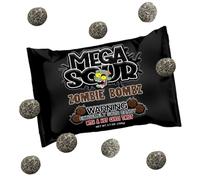 Barnetts Mega Sour Candy Zombie Bombz with a Hot Chilli Twist 104g / 3.7OZ - Handmade British Hard Sweets - Extreme Sour Candy Challenge - Retro Party Bag & Gift Hamper Treats