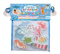 Barney & Buddy BA051 Bath Stickers-Under the Sea Childs Toy, Multi-Colour