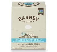 Barney Butter Bare Smooth Almond Butter Snack Pack, Paleo Friendly, Keto, Non-GMO, Skin-Free - 17.0 g, 24 Pack