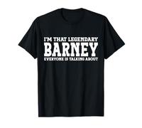 Barney Personal Name First Name Funny Barney T-Shirt