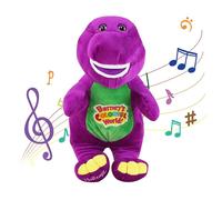 Barney Singing Dinosaur Plush Toy Children Dinosaur Plush Puppet Toy I Love You Plush Doll Toy Gift For Kids