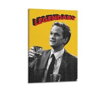 Barney Stinson Canvas Poster Wall Art Decor Print Picture Paintings for Living Room Bedroom Decoration 12x18inch(30x45cm)