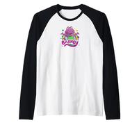 Barney the Dinosaur Rainbow Starburst Raglan Baseball Tee