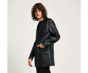 Barneys Originals Men's Classic Real Leather Blazer - The Bobby - M