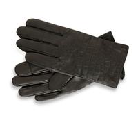 Barneys Originals Women's Croc Print Leather Gloves - S/M
