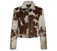 Barneys Originals Women's Real Cow Hide Harrington Jacket - 10