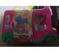 Barney’s World Preschool Toy Adventure Bus Push-Along Vehicle & Barney Figure for Pretend Play Kids Ages 3+ Years, HYG95