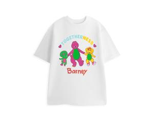 Barney's World Women's Short Sleeved T-Shirt | White | Official Merch | Size: XL Barney's World White XL