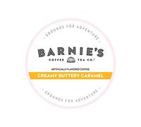 Barnie's Creamy Buttery Caramel Coffee Pods, Creamy and Smooth Caramel Flavour, Gluten and Fat Free, Medium Roasted Coffee, Compatible with Keurig Brewers, 48 Count