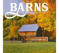 Barns Calendar 2025 | 12" x 24" Countryside Barn Wall Calendar 12 Month | Marble City Press | Country Roads Heartland Farmland Country Landscapes | 2024-2025 Calendar