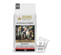 Barns Coffee - Alchoholic Whisky - Quick Brew - Ground Bags Made From Arabica Coffee Beans - Pack of 1 Contains 60 Bags