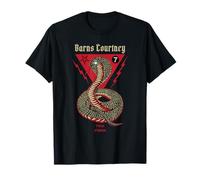 Barns Courtney Cobra On Black T-Shirt
