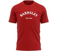 Barnsley Mens T Shirt Football The Tykes Supporters Fan Tee, L, Red