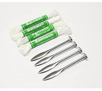Barnwell 4 x Hanks of 18m Size B and 2 Pairs of line Pins Brick Masons Builders Line Made in UK