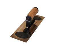Barnwell Premium Flexi Gold Cork Handle Finishing Plastering Trowel Stainless Steel (11" - 18") (11" x 4" Wide)