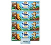Barny Chocolate Soft Baked Bears Biscuits 5 Pack Multipack - Bundle of 4 (5 x 4 = 20 Biscuits)
