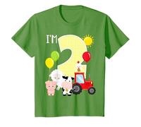 Barnyard Farm Animals 2nd Birthday 2 Year Old Birthday Boy T-Shirt