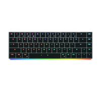 BAROCCOMiSTEL AIRONE Mechanical Keyboard, 65% Layout, Cherry MX ULP Switch, RGB Backlit, USB-C Cable, Windows/MacOS/iOS, Macro Support, Portable, Super Slim/Super Light, Silver- Click