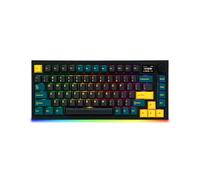 BAROCCOMiSTEL MD750 Delight BT RGB Devil Green TKL Ergonomic Mechanical Keyboard, LED Screen & Knob, 75% Layout, 2.4G/ BT5.0/ USB Type-C, Mac/Windows OS Compatible (Gateron G Brown)